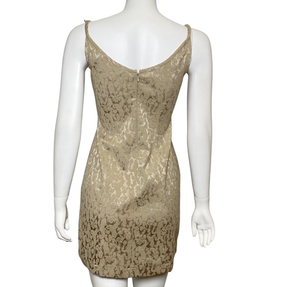 Vintage Y2K Campagnie Internationale Express Jacquard Mini Dress Womens Size 5/6 - Picture 3 of 6